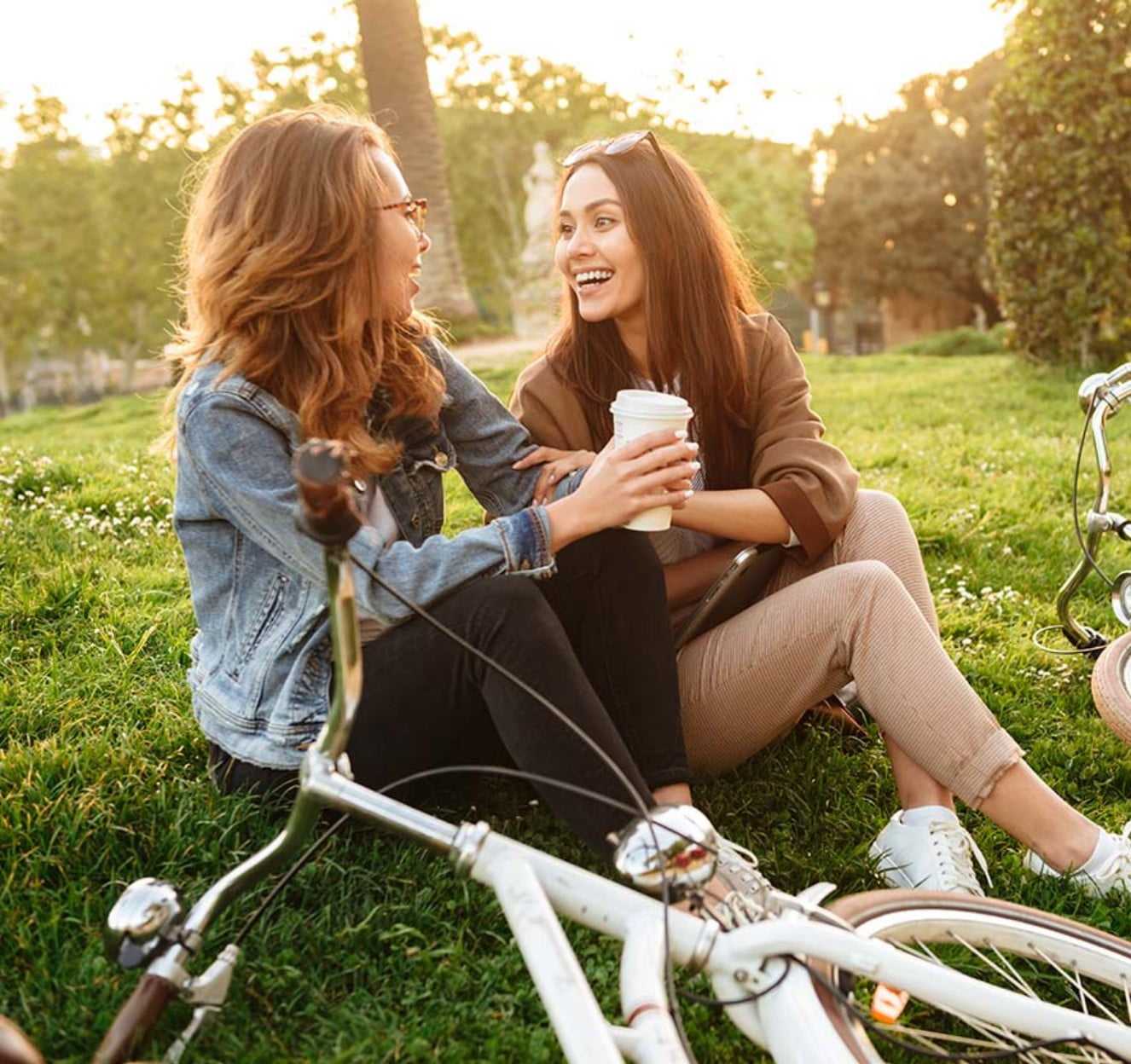 two friends talking in a park Christina Vaillancourt Registered Psychologist