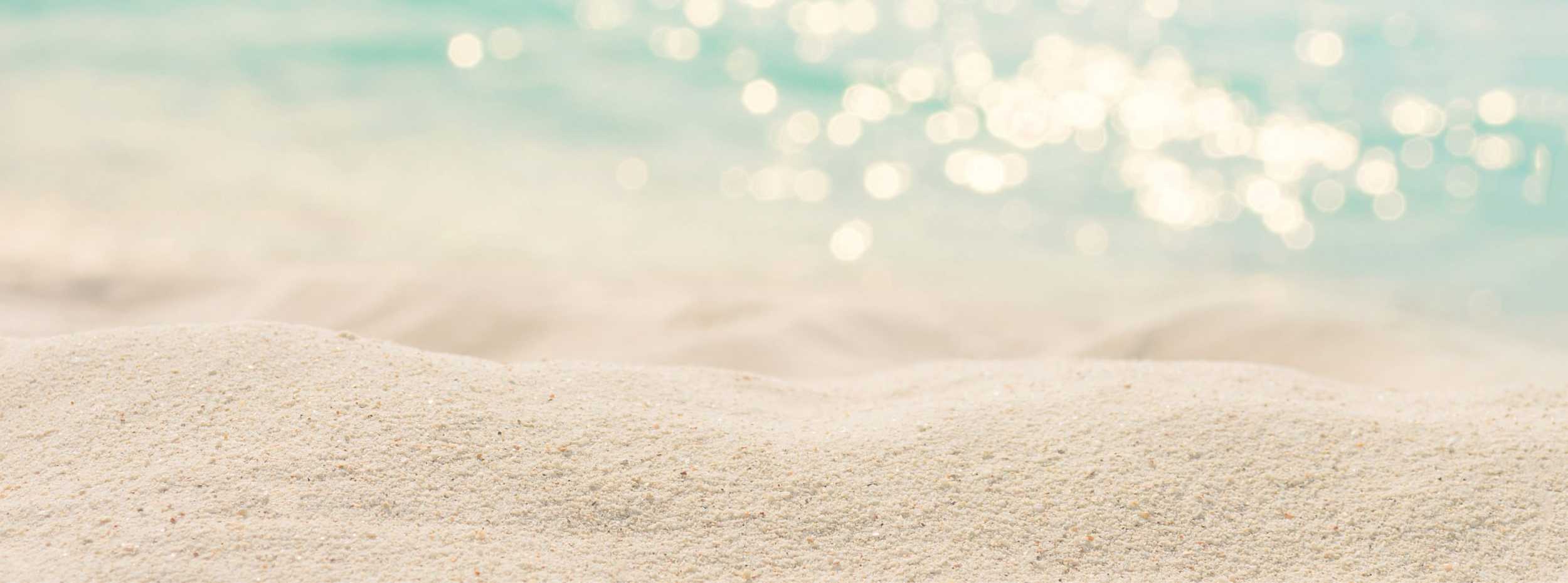 A picture of sand and beach.